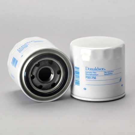 Donaldson Hyd Filter, Spin-On, Outer Dia 3.66 In. 93Mm Thread Size 1-12, Length 3.79 In. 96Mm P551756
